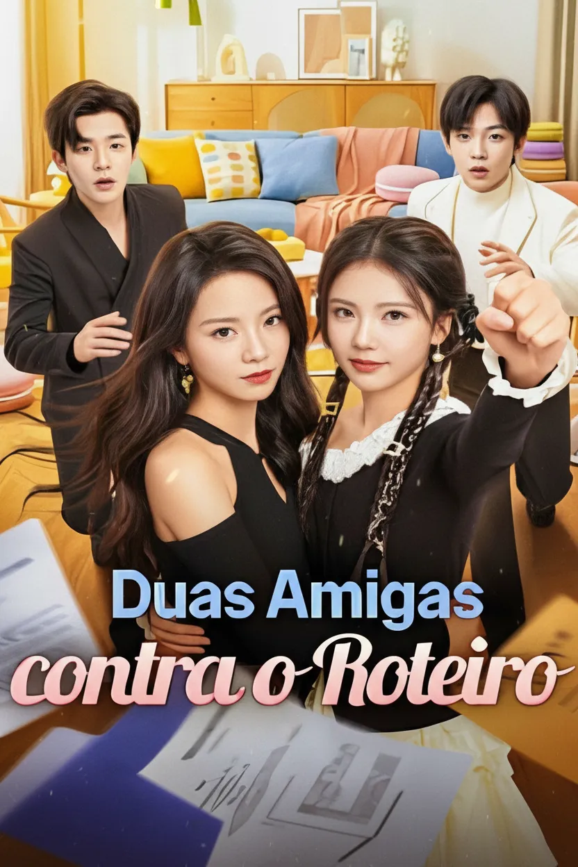 Capa de Duas Amigas contra o Roteiro (Duas Amigas contra um Roteiro)