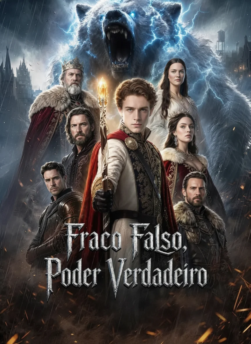 Capa de Fraco Falso, Poder Verdadeiro