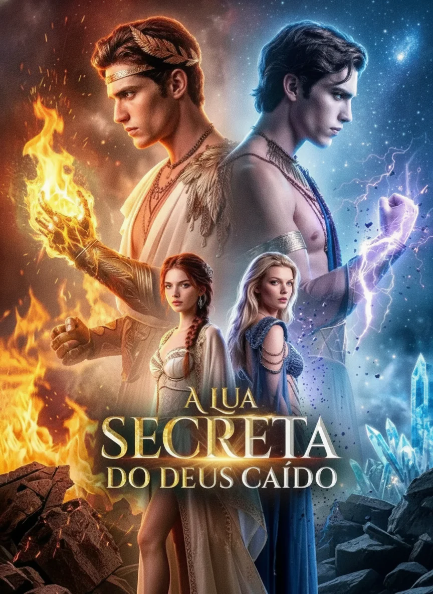 Capa de A Lua Secreta Do Deus Caído (Empire of Gods Fought Over Her)