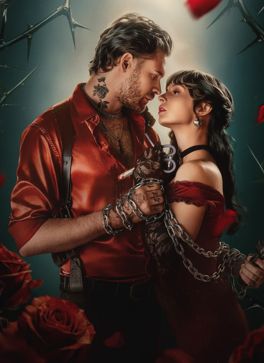 Capa de Pétalas De Sangue