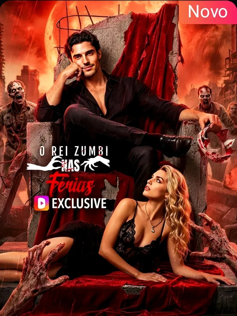 Capa de O Rei Zumbi Nas Férias