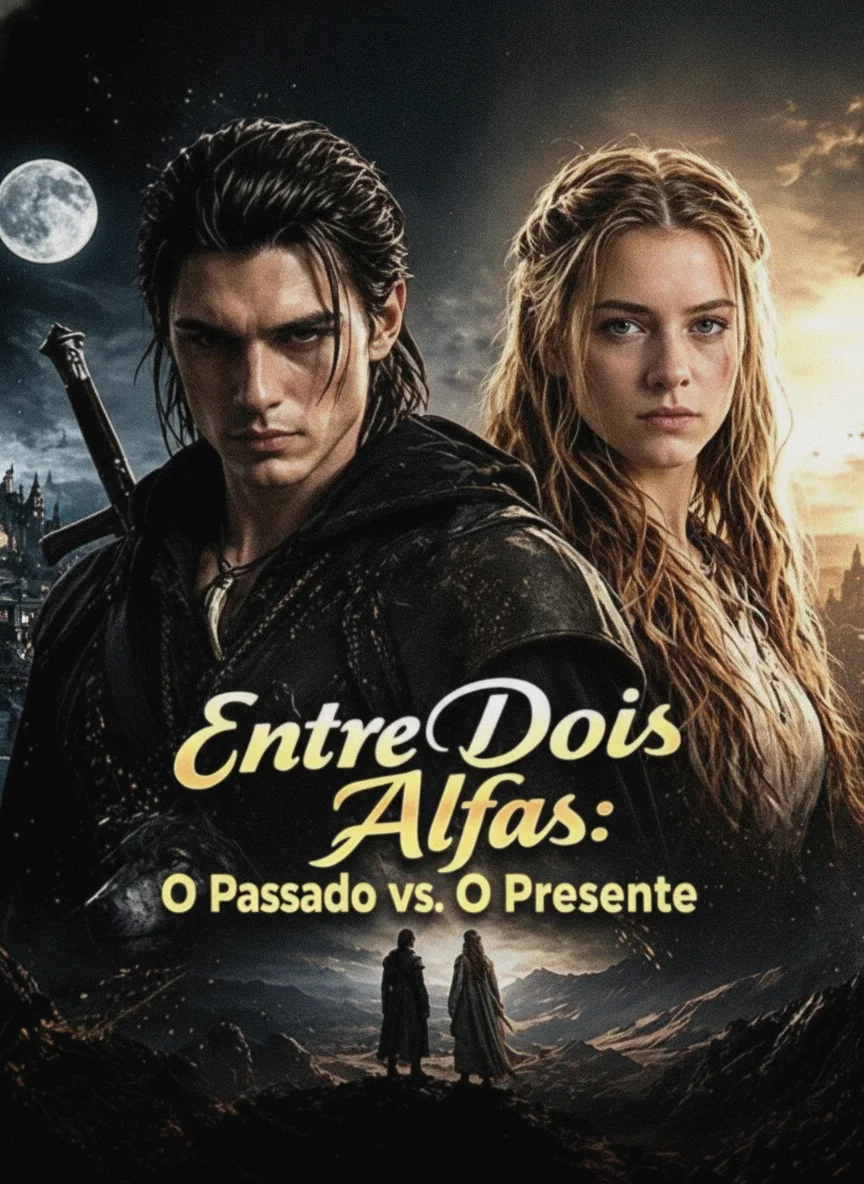 Capa de Entre Dois Alfas: O Passado vs O Presente