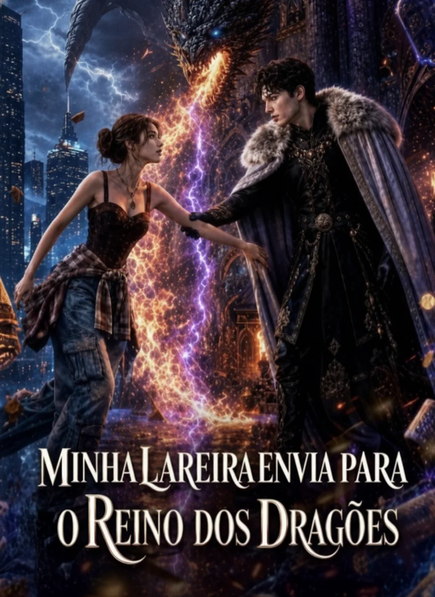 Capa de Minha Lareira Envia Para O Reino Dos Dragões