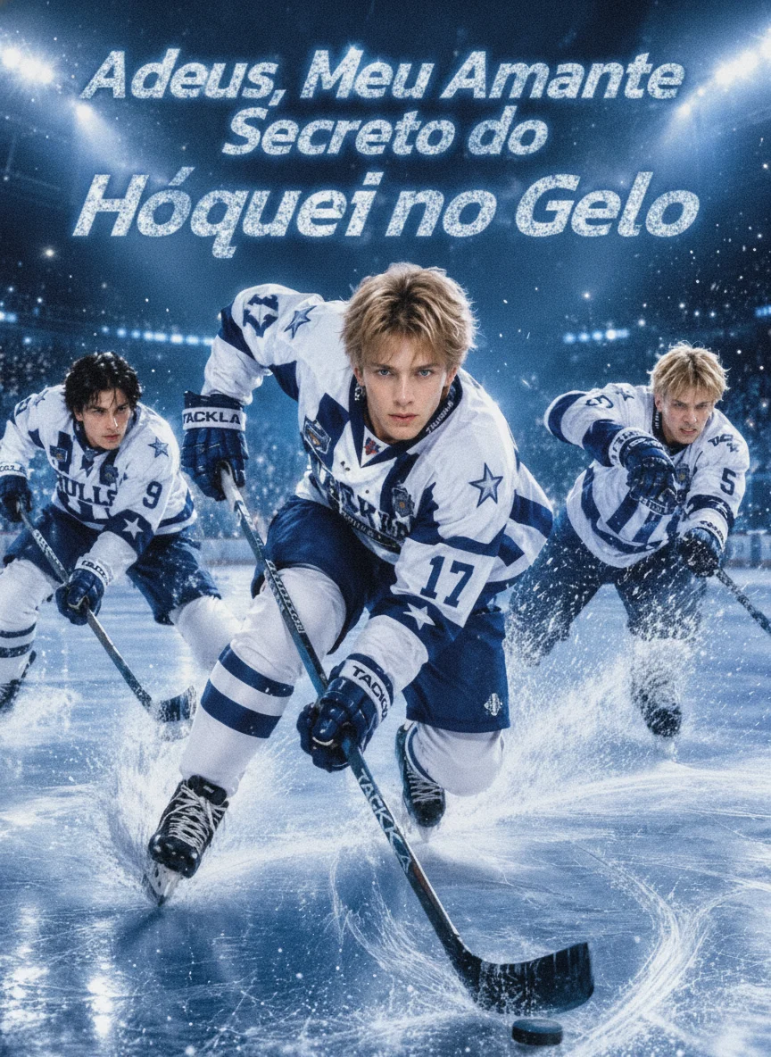 Capa de Adeus Meu Amante Secreto do Hóquei no Gelo