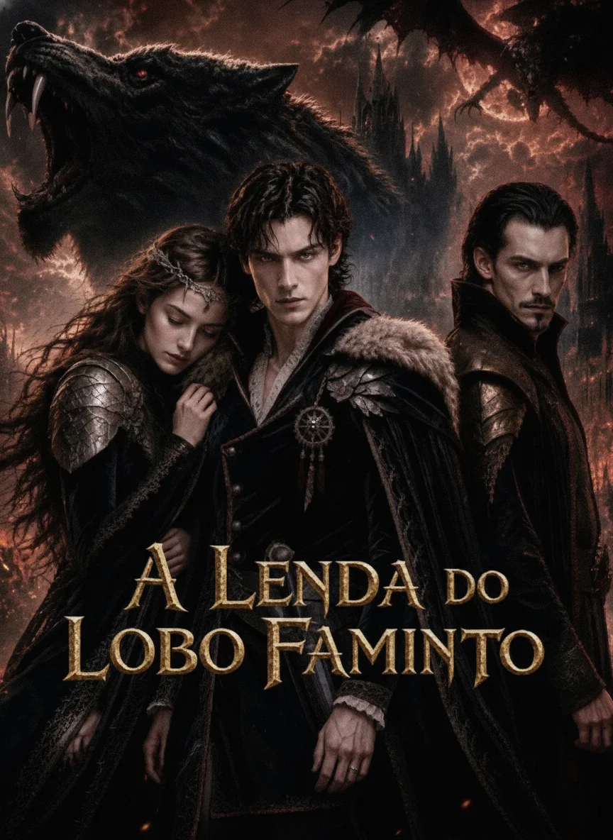 Capa de A Lenda do Lobo Faminto