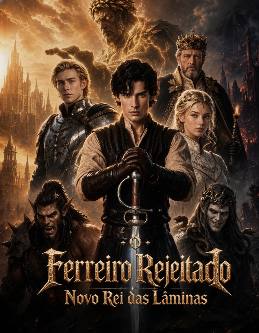 Capa de O Ferreiro Rejeitado: Novo Rei das Lâminas