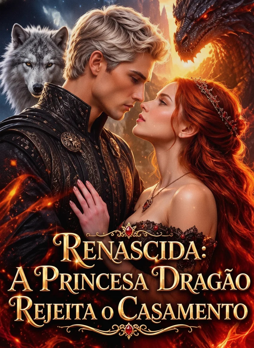Capa de Renascida: A Princesa Dragão Rejeita o Casamento